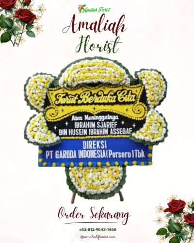 Papan Bunga Duka di Tegal Alur